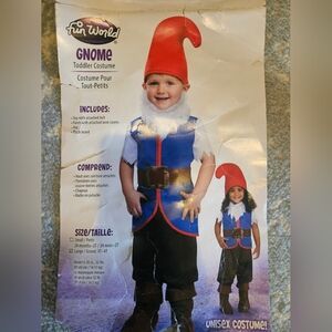 Toddler gnome halloween costume 3t-4t